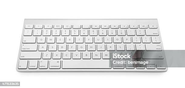 I Mac Keyboard Stock Photo - Download Image Now - Computer Keyboard, Cut Out, Close-up