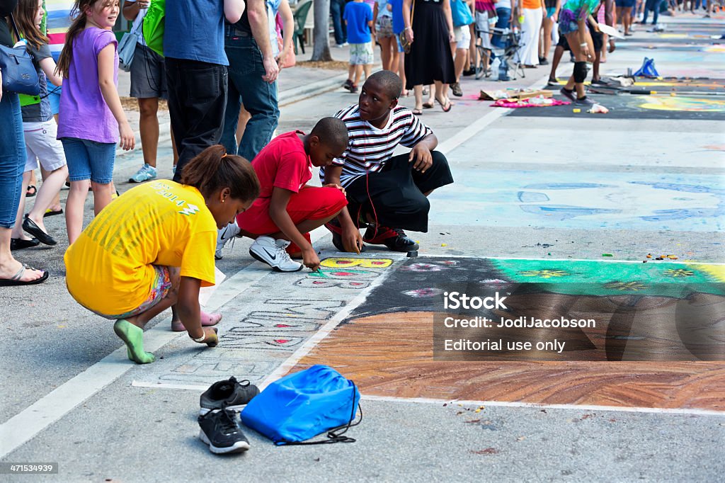 Love Lokale: Lake Worth, Florida Street-Malerei festival - Lizenzfrei Abstrakt Stock-Foto