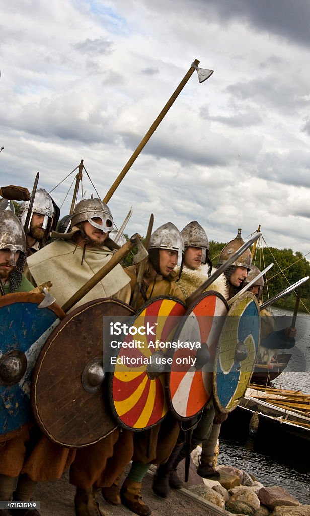 Vikings, histórico vestival - Foto de stock de Artigo de vestuário para cabeça royalty-free