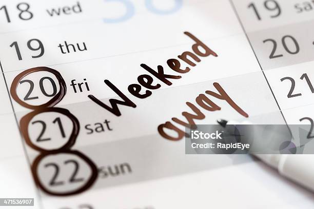 週末のバケーションに表示された以外のカレンダー - カレンダーのストックフォトや画像を多数ご用意 - カレンダー, 週末の予定, インパクト