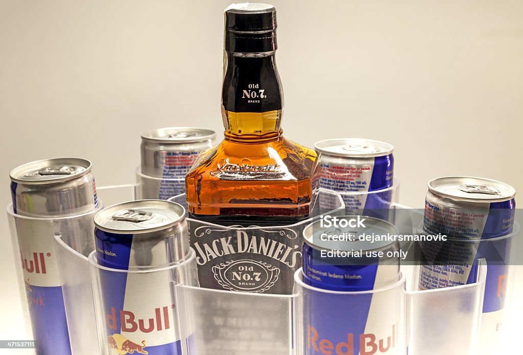 Red Bull Cans And Jack Daniels Whiskey Photo - Download Image Now - Alcohol - Blended Drink, - iStock