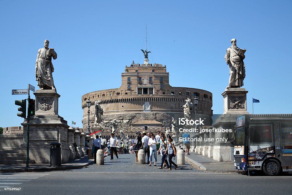 Castel Sant Angelo - Foto stock royalty-free di Ala di animale