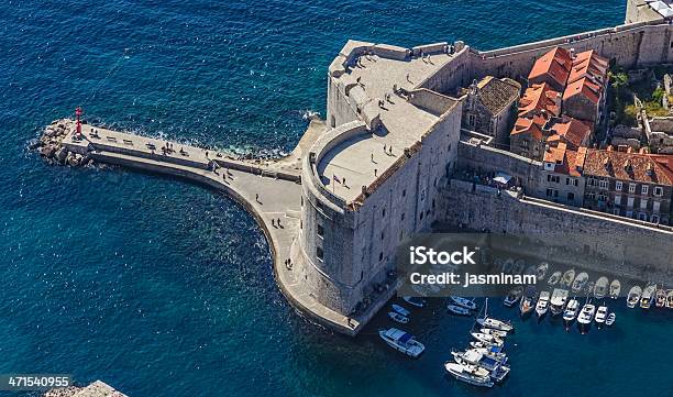 Dubrovnik Old Town Stock Photo - Download Image Now - Adriatic Sea, Aerial View, Architecture