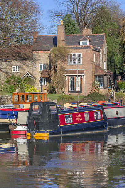 bidford - beauty in nature bidford motorboating british culture ストックフォトと画像