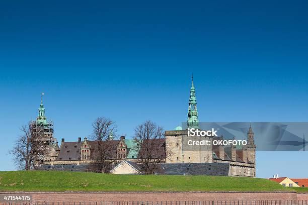 Castillo De Kronborg En Elsinor Dinamarca Foto de stock y más banco de imágenes de Azul - Azul, Castillo de Kronborg, Cielo