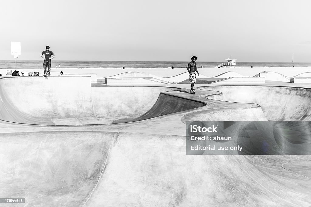 Skatepark de Venice Beach - Photo de Skate Parc libre de droits