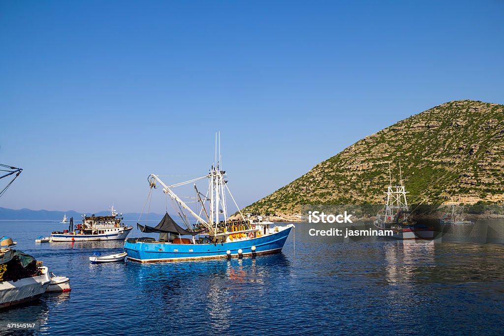 Navio de pesca - Royalty-free Ancorado Foto de stock