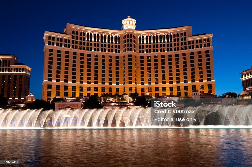 Bellagio Springbrunnen Show - Lizenzfrei Architektur Stock-Foto