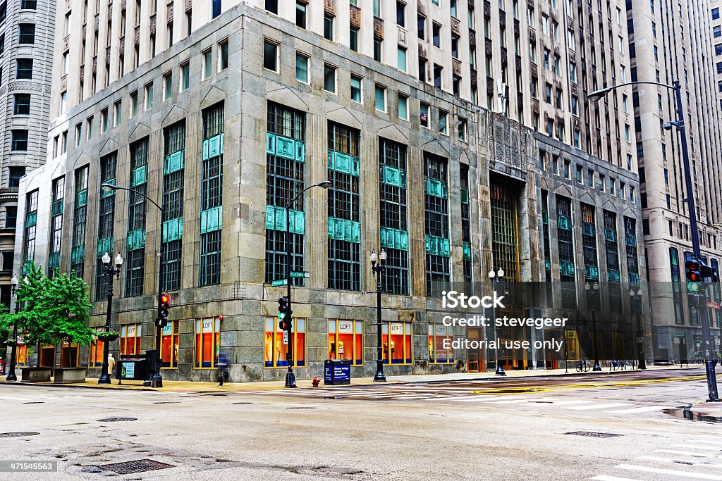 Caposquadra State National Bank Building, Chicago - Foto stock royalty-free di Chicago - Illinois