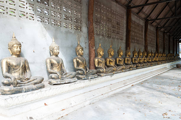 Many Buddha statue at Mueng Phol,Khon Kaen,Thailand