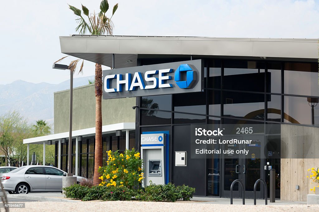 Chase Bank - Royalty-free JP Morgan Chase Foto de stock