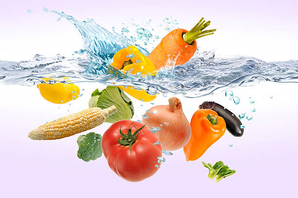 istock Vegetables that jump into the water 471546066
