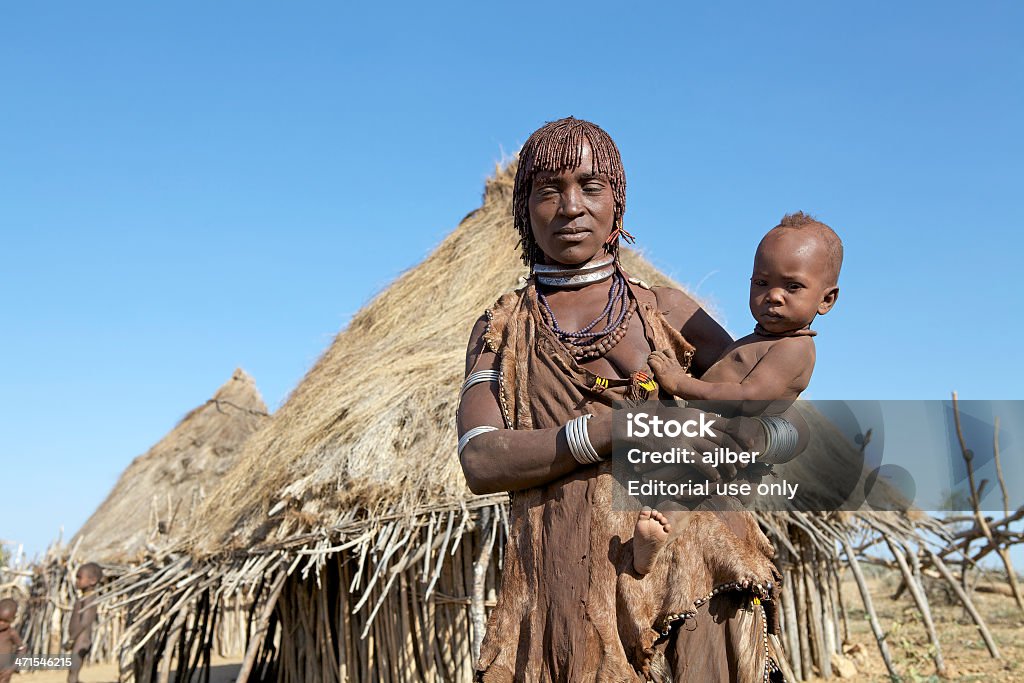 Afryki Matka i dziecko - Zbiór zdjęć royalty-free (Afryka)