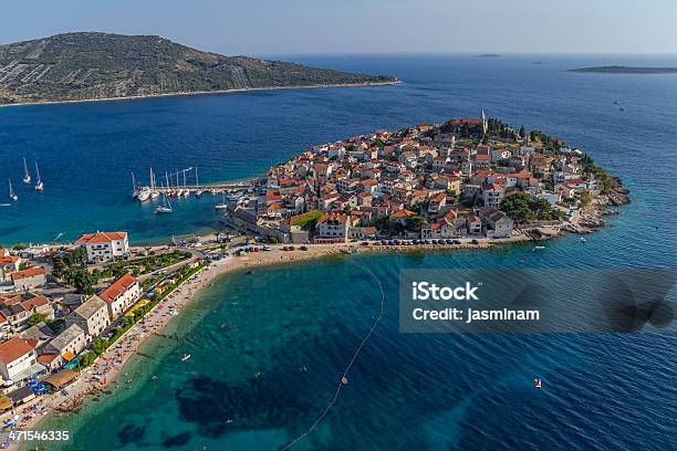 Primosten Stock Photo - Download Image Now - Adriatic Sea, Architecture, Bell Tower - Tower