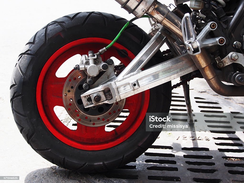 오토바이 휠 - 로열티 프리 기계류 스톡 사진