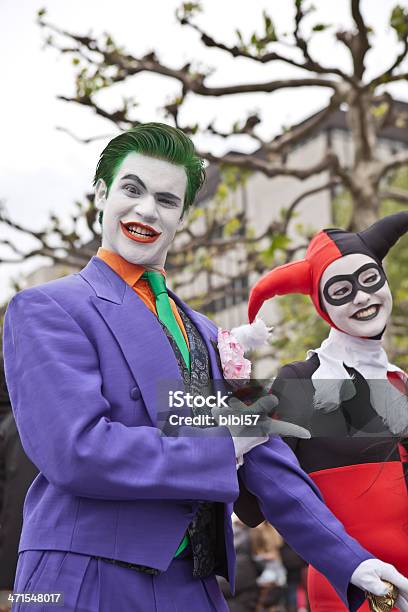 Coringa E Sua Namorada - Fotografias de stock e mais imagens de Cosplay - Cosplay, Casal, Düsseldorf