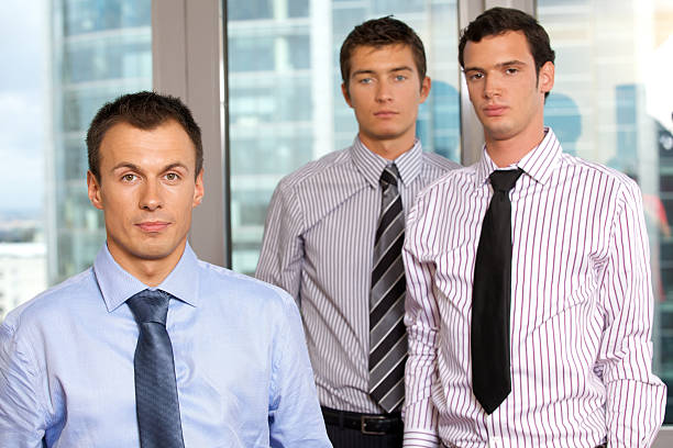 istock Three businessmen at office, portrait 471549678