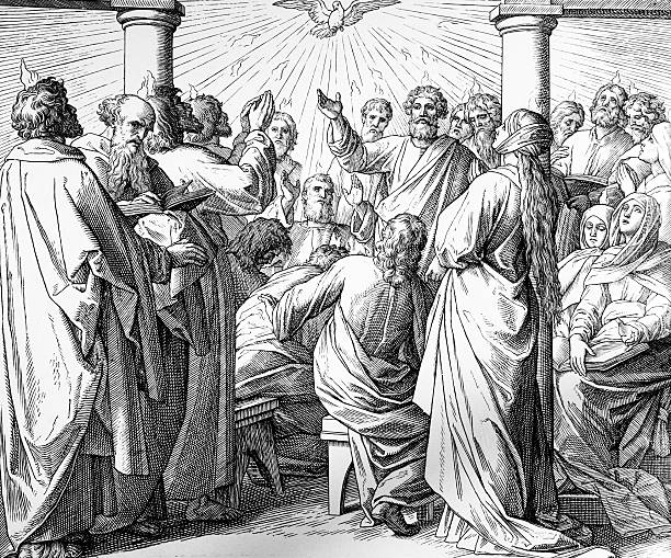 pfingsten - pfingsten stock-grafiken, -clipart, -cartoons und -symbole