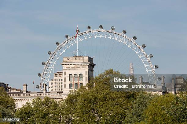 London Eye - Fotografie stock e altre immagini di Esterno di un edificio - Esterno di un edificio, Ministero della Difesa, Regno Unito