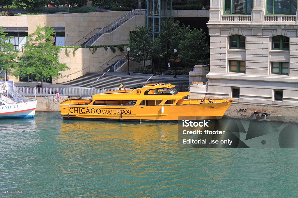 Chicago Water Taxi - Lizenzfrei Chicago - Illinois Stock-Foto