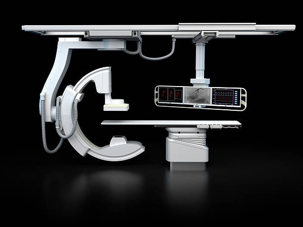 interventional x-ray system - angio stock-fotos und bilder