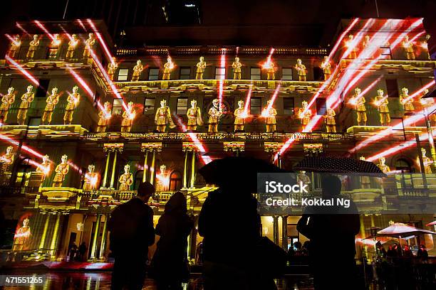 Vivid Sydney Silurians Customs House Stockfoto und mehr Bilder von Australien - Australien, Außenaufnahme von Gebäuden, Bauwerk