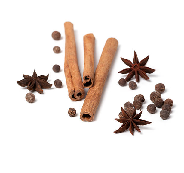 istock Cinnamon sticks, anise stars and black peppercorns 471551814