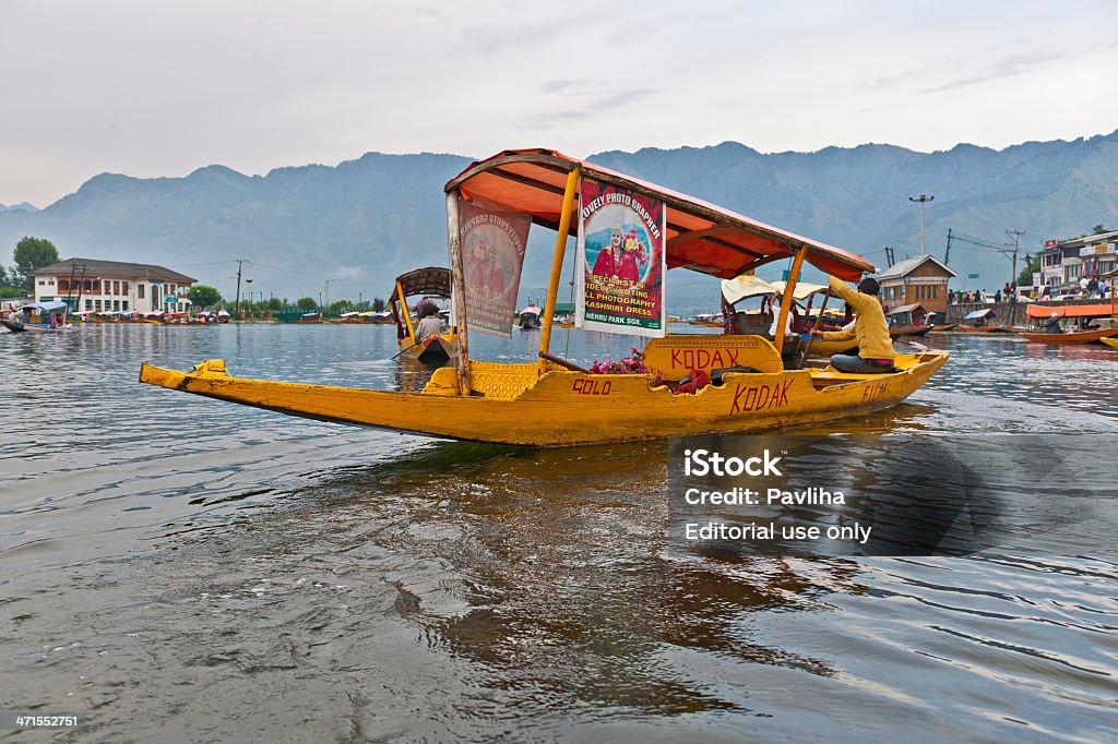 Indian Kodak Boot auf See Dal Srinagar Indien - Lizenzfrei Anzahl von Menschen Stock-Foto