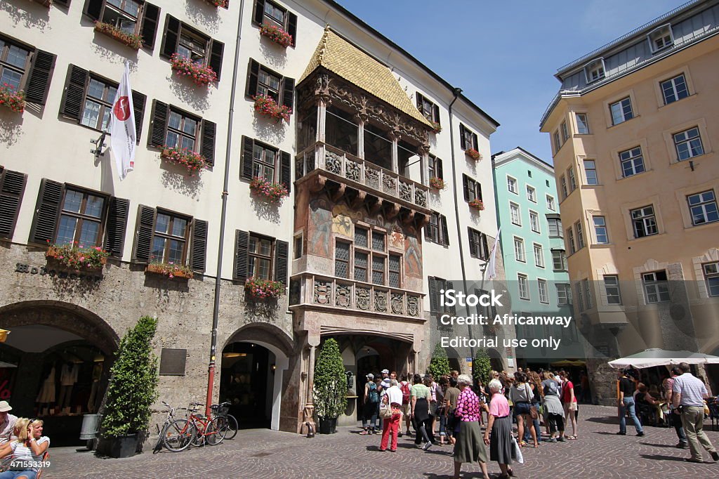 Telhado de Ouro no centro da histórica Cidade Velha, Innsbruck, Áustria - Royalty-free Imperador Foto de stock