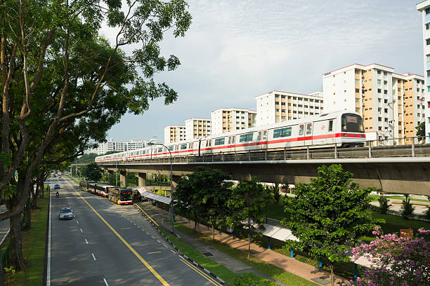 기차 (MRT) 스톡 사진