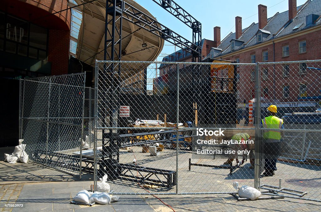 Después del huracán Sandy, 7 meses después, Fulton mercado, en Lower Manhattan - Foto de stock de Transitorio libre de derechos