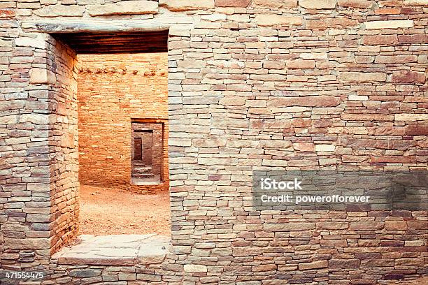 Pueblo Bonito Ruins Chaco Culture National Historical Park Stock Photo - Download Image Now