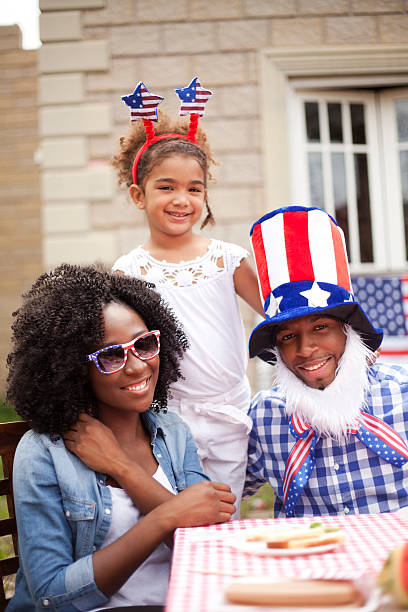 istock Family on Independence Day 471554788