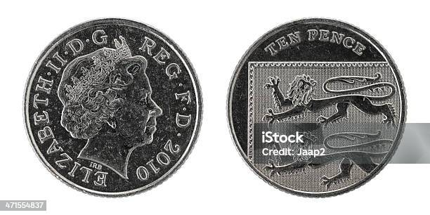 Использовать Монета 10 Пенсов С Queen Elizabeth Уединенный — стоковые фотографии и другие картинки Елизавета II