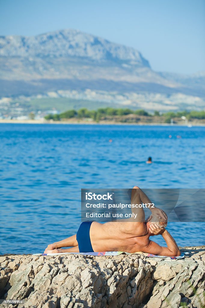 D Homme sur la plage - Photo de Adulte libre de droits