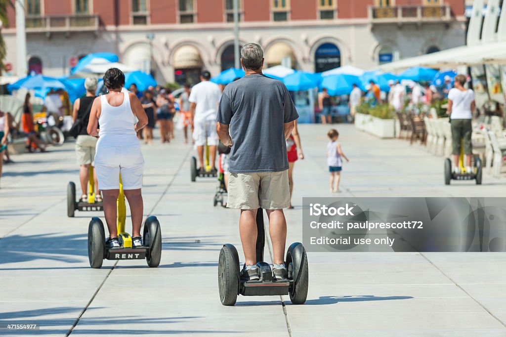 Menschen auf dem Segway-Roller in Split am - Lizenzfrei Aktivitäten und Sport Stock-Foto