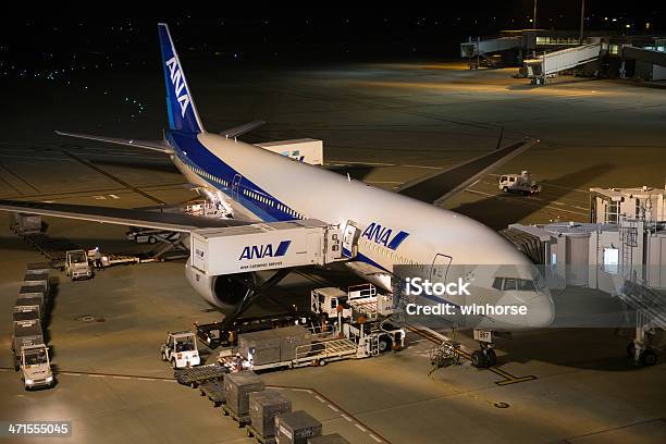All Nippon Airways Боинг 777200 — стоковые фотографии и другие картинки All Nippon Airways - All Nippon Airways, Boeing, Star Alliance