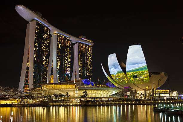 Marina Bay Sands, Singapore stock photo