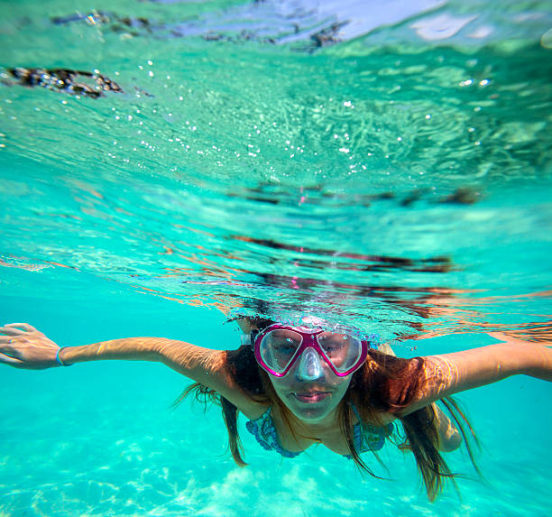 istock Underwater Portrait of a Yong Woman 471555708