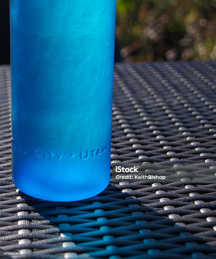 Wasserflasche-Blau - Lizenzfrei Flasche Stock-Foto