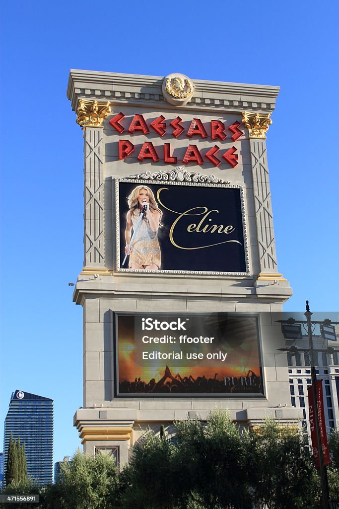 Las Vegas-Caesars Palace Hotel and Casino의 마키 - 로열티 프리 가수 스톡 사진