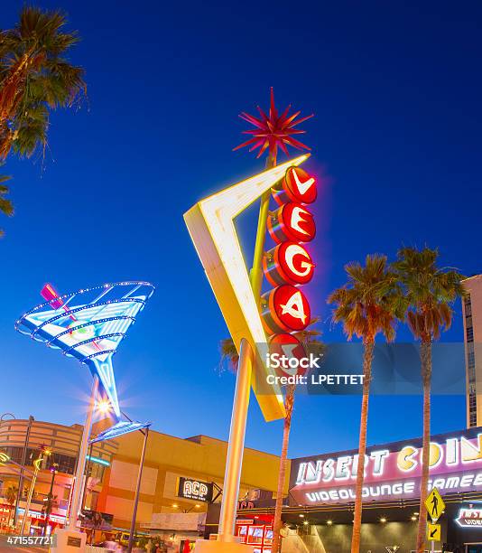 Downtown Las Vegas Stock Photo - Download Image Now - Fremont Street - Las Vegas, Las Vegas, Long Exposure