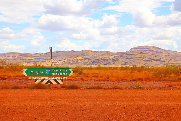 Rural road in Australian outback