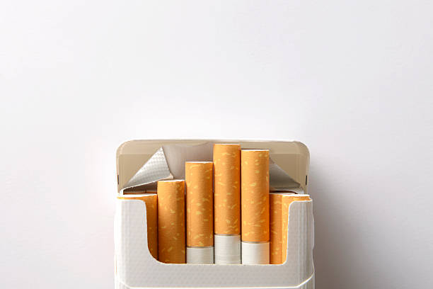 istock A pack of cigarettes on the white background 471558262