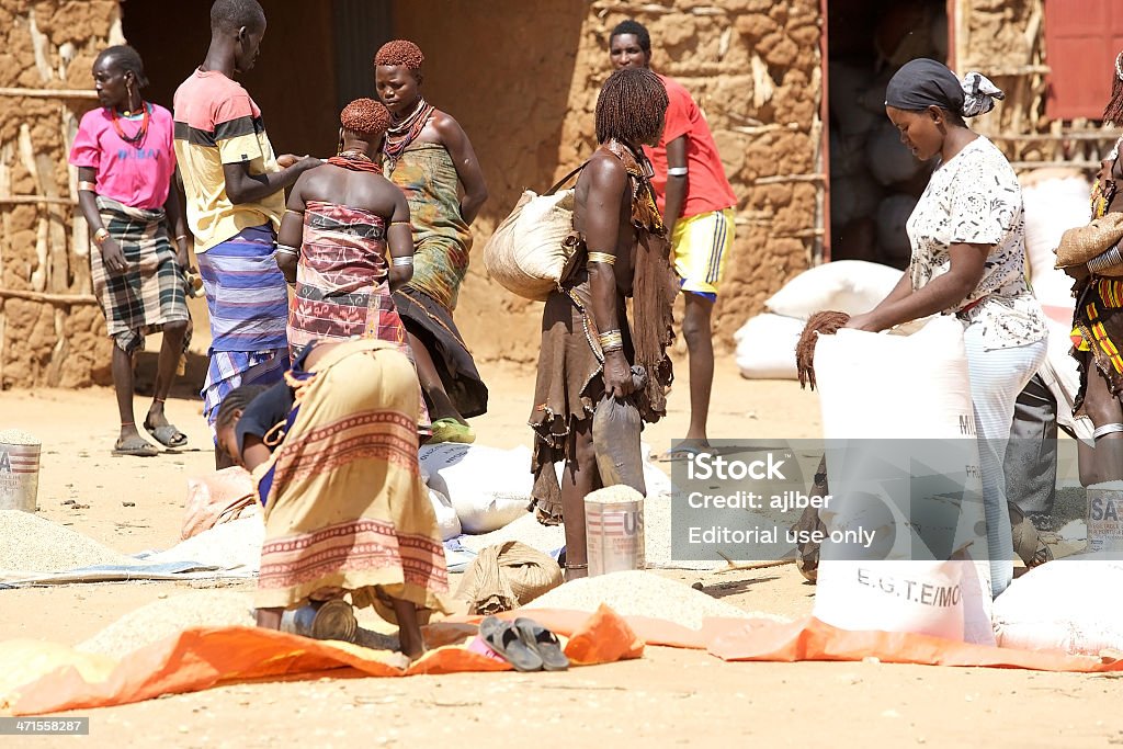 Afrikanischer Personen im the market - Lizenzfrei Afrika Stock-Foto