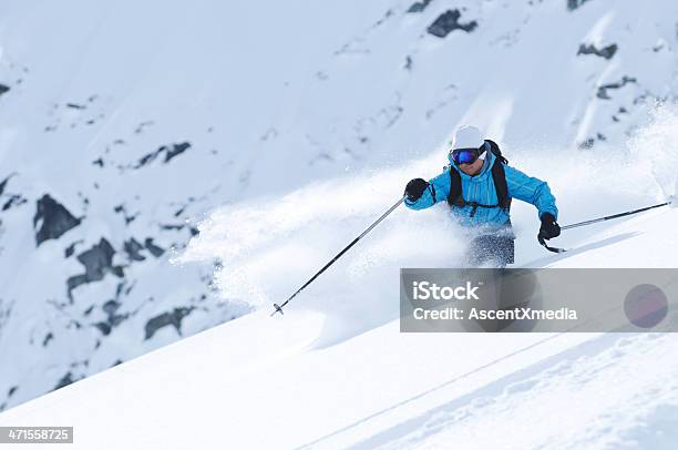 Порошок — стоковые фотографии и другие картинки Лыжный спорт - Лыжный спорт, Скалистые горы, Extreme Skiing