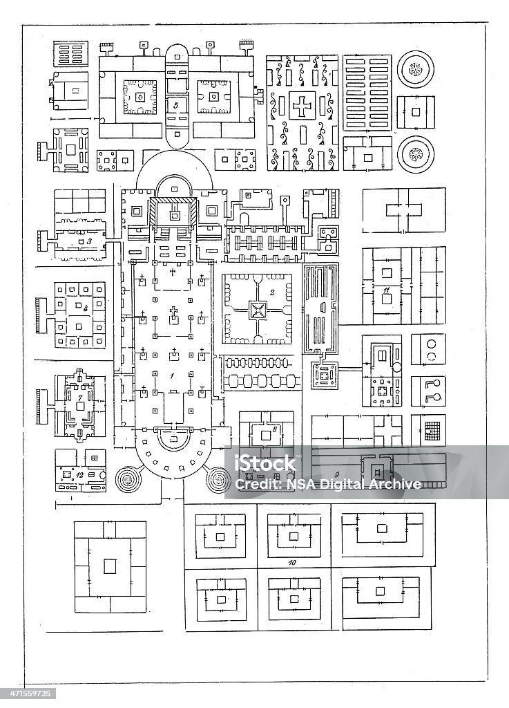 Plano de «de Saint Gallen "Mosteiro, Suíça - Royalty-free Cantão de São Galo Ilustração de stock