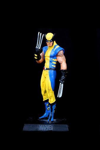Vancouver, Canada - May 21, 2013: A lead figuring of the Marvel X-Men character 
