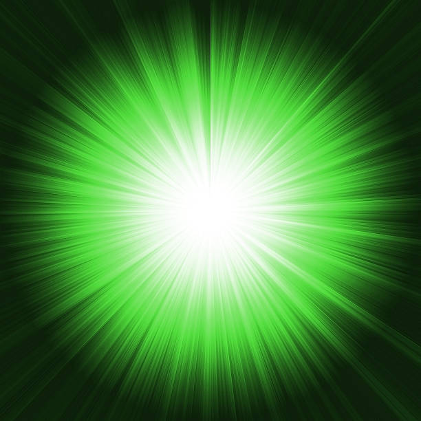 istock Green color design with a burst 471562398
