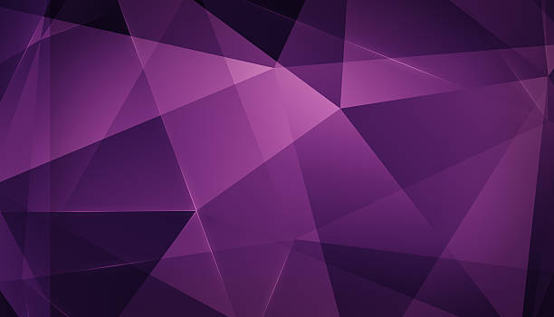 Abstract geometric triangle background. Pink Version. stock photo